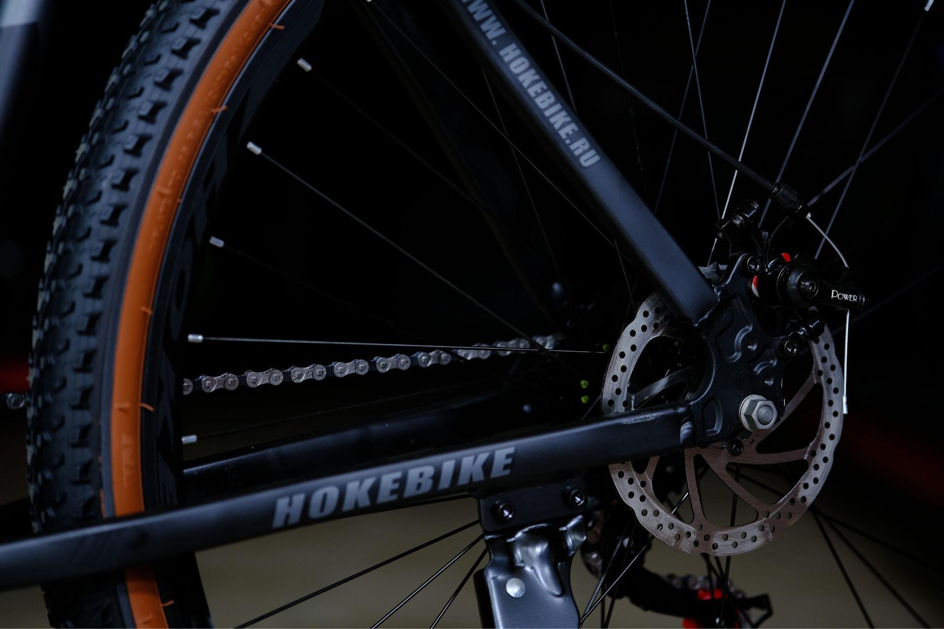 Тормоз Power disc 160 механический
 HOKE ONE WAY 29 матовый чёрный 17